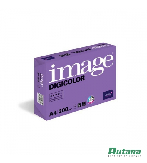 Biuro popierius spalviniams darbams Image Digicolor 200g A4 250l. 469997
