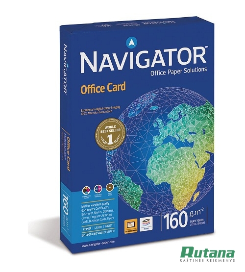 Biuro popierius Navigator Office Card 160g A3 250l.