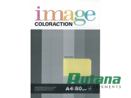 Spalvotas biuro popierius Image Coloraction Nr.51 sieros geltona A4 80g 50l. 6151