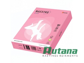 Spalvotas biuro popierius Maestro Color flamingo sp. A4 80g 500l. OPI74