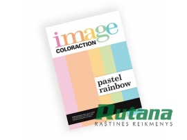 Spalvoto biuro popieriaus Image Coloraction 7 pastelinių spalvų rinkinys A4 80g 70l. 608006