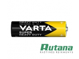 Elementas Super Heavy Duty LR6 1.5V AA Varta