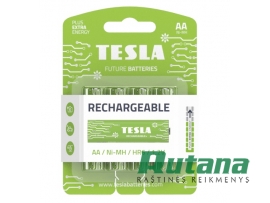 Pakraunamas elementas Rechargeable+ 2400 mAh HR6 AA Tesla