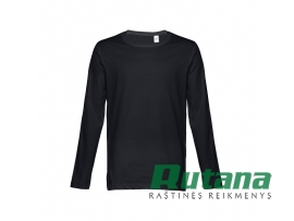 Marškinėliai ilgomis rankovėmis "THC Bucharest" juodi HD 30124-103