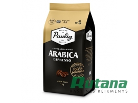Kavos pupelės 1000g Arabica Espresso Paulig