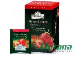 Arbata juodoji "Strawberry Sensation" 20 vnt. Ahmad Tea 00700