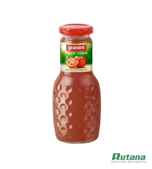 Pomidorų sultys 250 ml stikliniame butelyje Granini