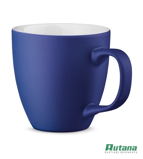 Porcelianinis puodelis Panthony 450ml matinis tamsiai mėlynas HD 94045-114