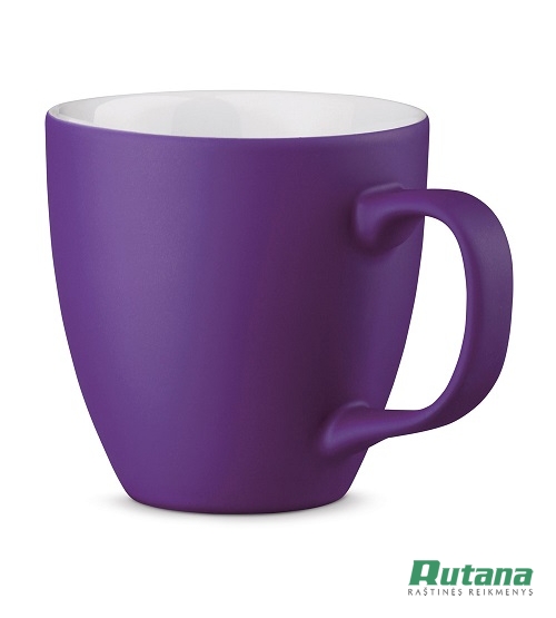 Porcelianinis puodelis Panthony 450ml matinis violetinis HD 94045-132