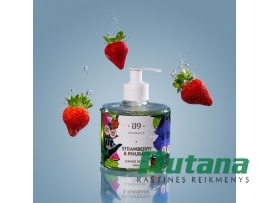 Rankų muilas "Strawberry&Rhubarb" 300ml Aromatic 89