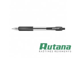 Automatinis tušinukas "Softgrip" 1.0mm juodas Stanger 18000300039