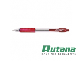 Automatinis tušinukas "Softgrip" 1.0mm raudonas Stanger 18000300040