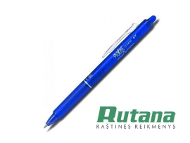 Automatinis gelio rašiklis su trintuku 0.7mm Frixion Point Clicker mėlynas Pilot