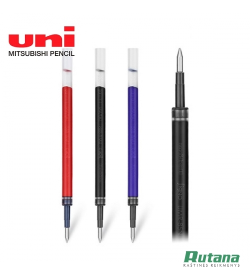 Gelio šerdelė UMR-87 0.7mm mėlyna Uni Mitsubishi Pencil