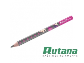 Pieštukas Combino B pilkas/rožinis Pelikan 810401