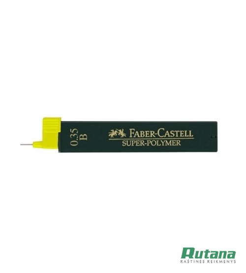 Grafitai 0.35mm B Super-Polymer Faber-Castell 120301