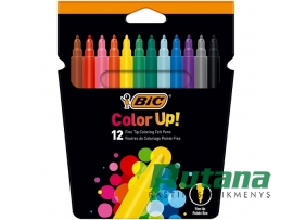 Flomasteriai Color Up 12 spalvų BIC