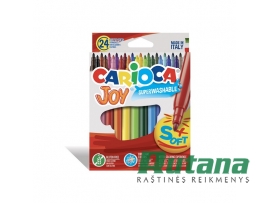 Flomasteriai JOY Carioca 24 spalvų Universal 40615