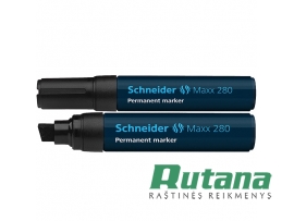 Permanentinis žymeklis Maxx 280 4-12 mm juodas Schneider 128001