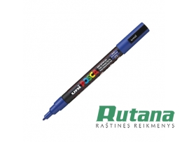 Žymeklis POSCA PC-3M 0.9-1.3mm mėlynas Uni Mitsubishi Pencil