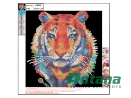Deimantinės mozaikos rinkinys 5D "Tigras" 30x30cm Centrum 89749