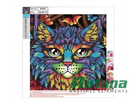 Deimantinės mozaikos rinkinys 5D "Katė" 30x30cm Centrum 89628
